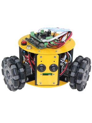 3WD 100mm Omni Wheel Mini Mobile Robot Kit - 10016