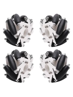 60mm Aluminum LEGO Compatible Mecanum wheels set( 2 Left, 2 Right) Basic - 14159