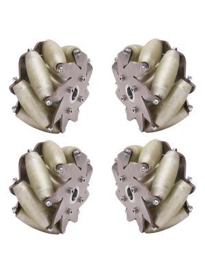 A Set of 152mm Industrial Wheel Mecanum Wheel incl. 8 PU Roller(150KG LOAD) - 14169 
