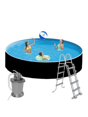 Azuro Graphite Ø 460x120cm zwembad - complete set