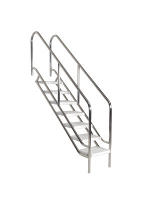 RVS zwembadtrap Deluxe 500mm
