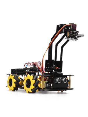 KR20004 4WD Mechanical Robot Arm Kit DIY Ultrasonic Robotic Starter Kit