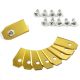 Messenset robotmaaier | Pack 9 stuks - Titanium 0,75mm