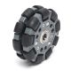 100mm Double Plastic Omni Wheel w/Bearing Rollers & Central Bearings 14058 