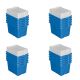 24 stuks LEGO opbergbox met deksel - 9840
